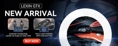 🎶💨 Intercom Moto Bluetooth Lexin B4FM - X – 10 Riders, Partage de Musique, Communication Sans Fil Type - C - GoDiscount