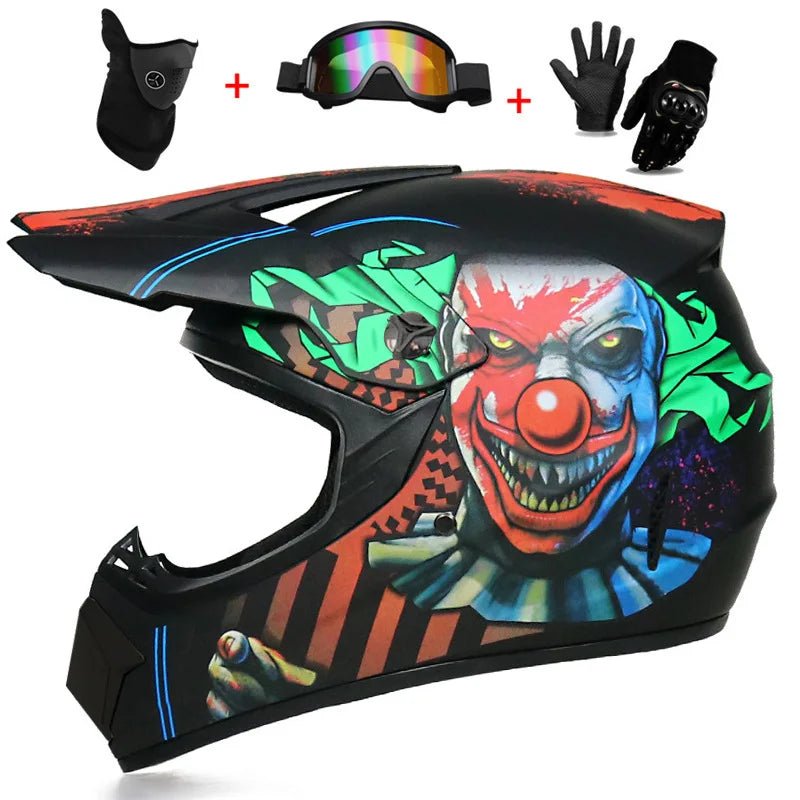 🏍️🎉 Casque Moto Enfant – Casco Moto Off - Road DOT | Protection Sécurisée pour Jeunes & Ados - GoDiscount