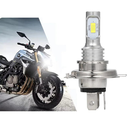 💡🏍️ Ampoule LED Moto H4 H7 H11 – 80W, 6000K, Haute et Basse Porte, Blanc Jaune, Lampe Scooter - GoDiscount