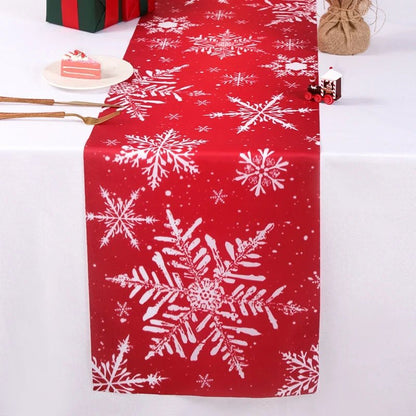 Merry Christmas Table Runner Xmas Table Cover Christmas Decorations For Home 2025 Navidad Natal Gifts New Year 2026 Tablecloth - GoDiscount