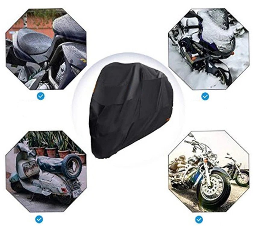🌞🛡️ Housse Moto Waterproof – Protection UV & Pluie | Tailles S - 4XL | Bâche Universelle pour Moto & Scooter - GoDiscount