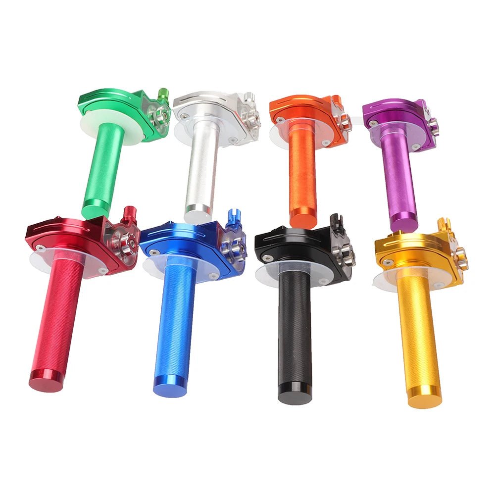 💨🏍️ Accélérateur Moto CNC Aluminium 7/8'' 22mm – Poignée Twist Grip pour Pit Bike, Motocross, ATV Offroad - GoDiscount
