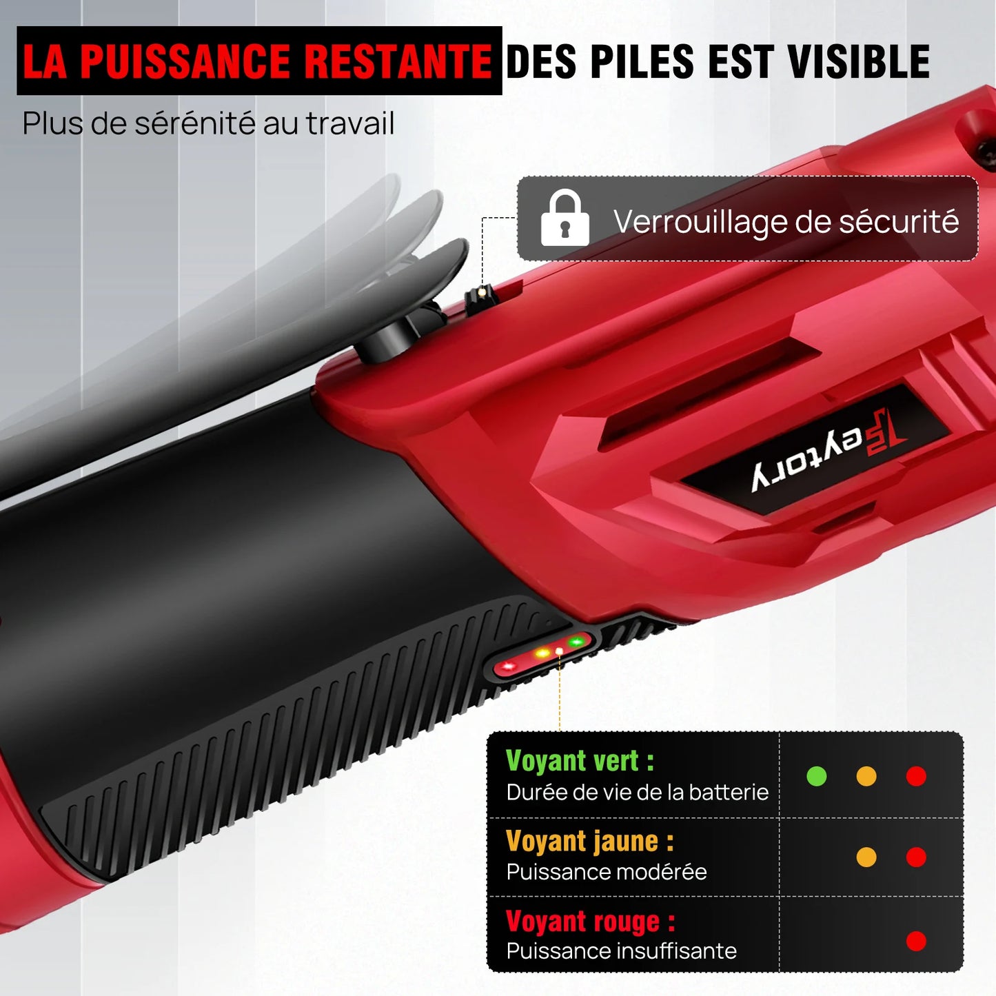 Feytory 200Nm Cordless Ratchet Wrench Set 90° with 2 x 1500mAh Lithium - Ion Batteries, 3/8'' Angle Wrench with 7pcs Sockets Set - GoDiscount