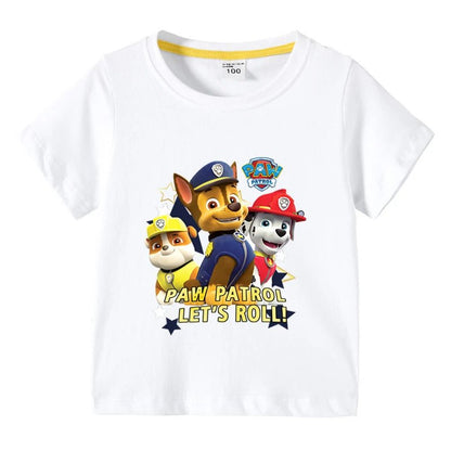 T-shirt PAW Patrol 2025 – Enfant 3–10 ans – Coton Doux & Confort - GoDiscount