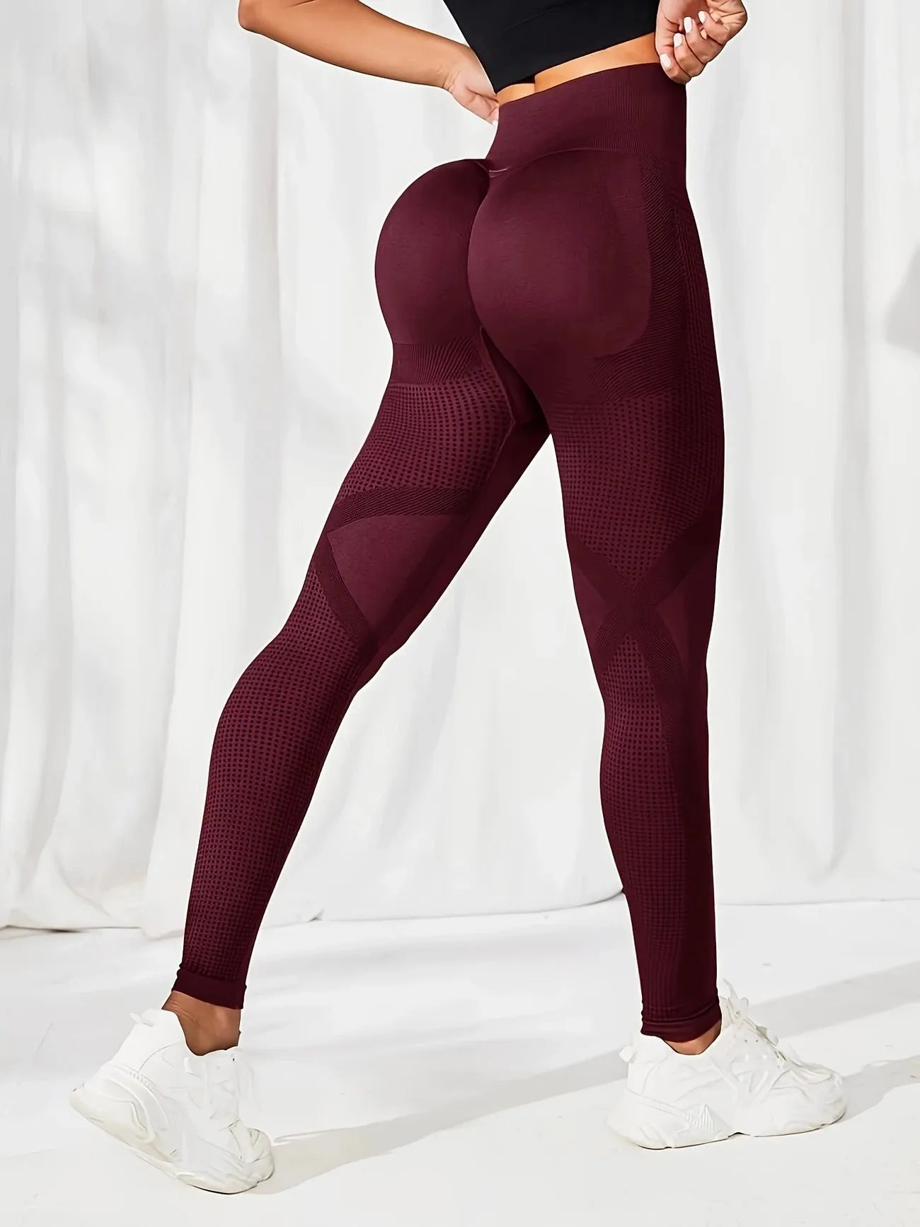 ⭐ Leggings Yoga Femme Taille Haute – Gainants, Respirants & Confort Fitness | Tummy Control Sport & Gym Activewear - GoDiscount