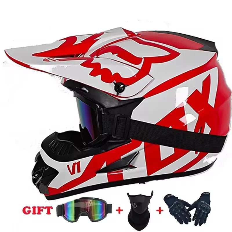 🏍️🎉 Casque Moto Enfant – Casco Moto Off - Road DOT | Protection Sécurisée pour Jeunes & Ados - GoDiscount