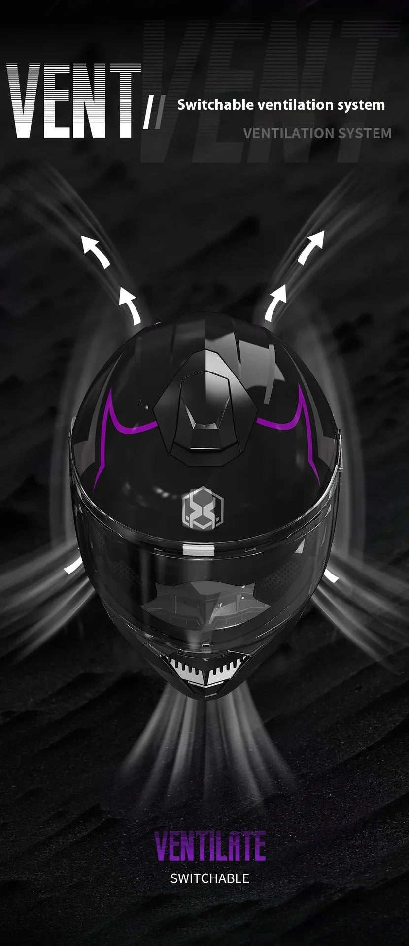 Casque Moto Modulaire Personnalisé – Double Lentille, Casque Intégral pour Homme et Femme, Motocross Racing - GoDiscount