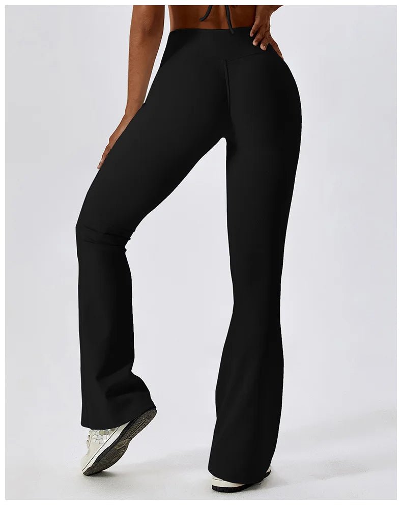 Pantalon de Running Femme Taille Haute – Leggings Chauffants, Effet Push - Up, Yoga et Fitness, Affinant et Galbant les Fesses - GoDiscount