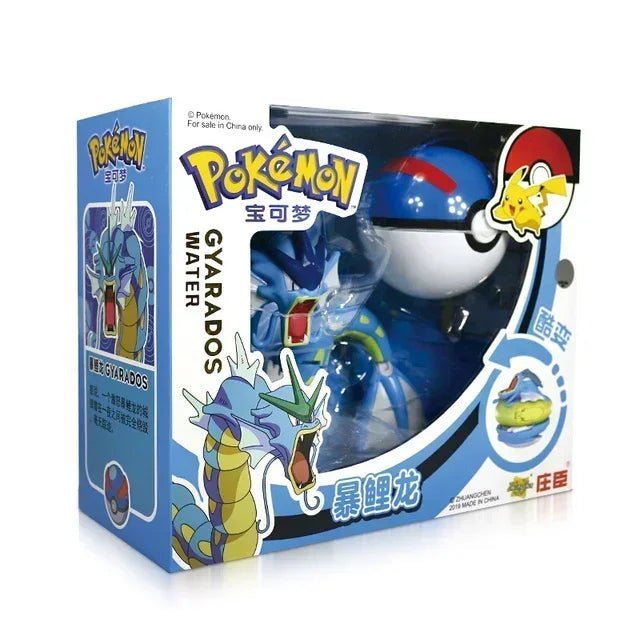 ⭐ Figurines Pokémon + Pokéball – Pikachu, Carapuce, Salamèche - GoDiscount