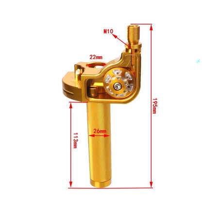 💨🏍️ Accélérateur Moto CNC Aluminium 7/8'' 22mm – Poignée Twist Grip pour Pit Bike, Motocross, ATV Offroad - GoDiscount