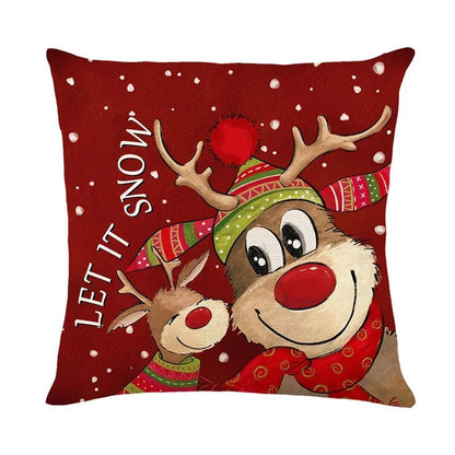 45cm Christmas Decorations Christmas Cushion Cover Pillowcase 2024 for Home Ornament Xmas New Year Christmas Decor 2025 home - GoDiscount