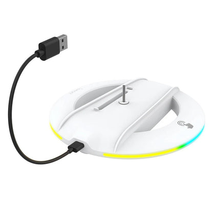 RGB Vertical Stand Gaming Base Stable Console Bracket for PS5 Slim Console for PS5 Slim Disc/Digital Version Game Accessories - GoDiscount