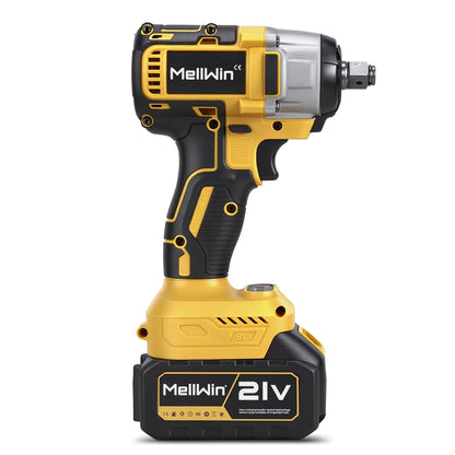 MELLWIN 800W Brushless Electric Wrench Set 3 - IN - 1 Cordless Electirc Drill/Screwdriver/Impact Wrench For Makita 18V Battery Pin - GoDiscount