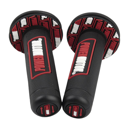 🎯⚡ Poignées Powermotor – Protection Guidon en Caoutchouc Gel, 7/8" 22mm, 24mm pour Motocross & Dirt Bike - GoDiscount