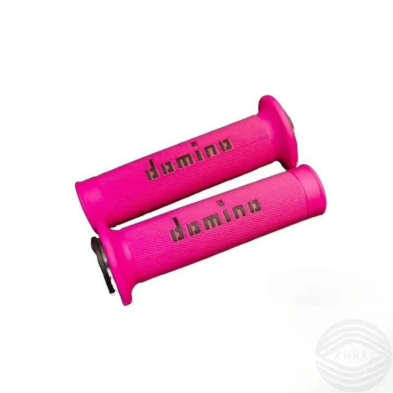 🏍️💥 Poignées Moto 22/24mm – GEL Domino Grip en Caoutchouc, 4 Couleurs pour KTM, Yamaha, Pit Bike, Motocross - GoDiscount