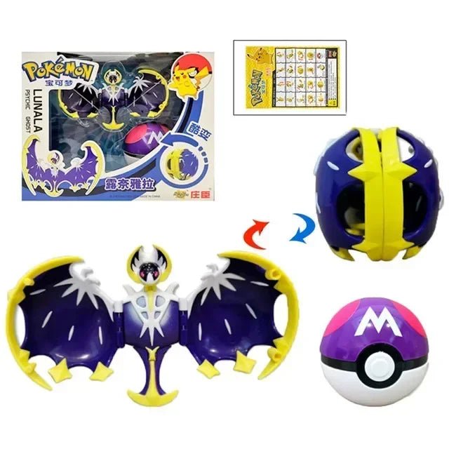 ⭐ Figurines Pokémon + Pokéball – Pikachu, Carapuce, Salamèche - GoDiscount