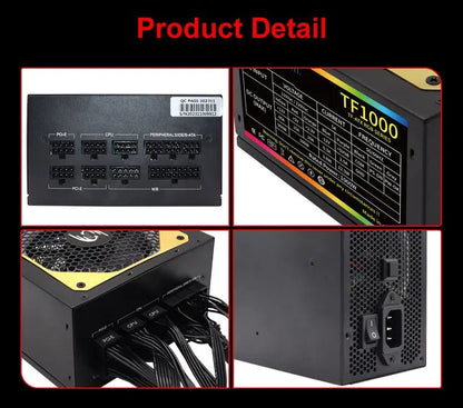 Alimentation PC 1000W Gold – Bloc d’Alimentation Modulaire ATX SKYWINDINTL, Compatible PC Gaming - GoDiscount