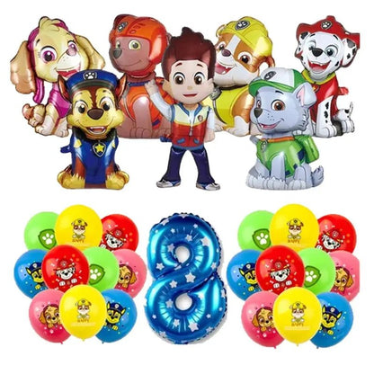 Décoration Anniversaire PAW Patrol – Set Complet Fournitures de Fête : Assiettes, Serviettes, Ballons & Accessoires - GoDiscount