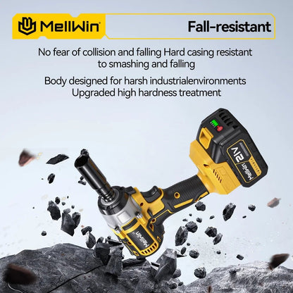 MELLWIN 800W Brushless Electric Wrench Set 3 - IN - 1 Cordless Electirc Drill/Screwdriver/Impact Wrench For Makita 18V Battery Pin - GoDiscount