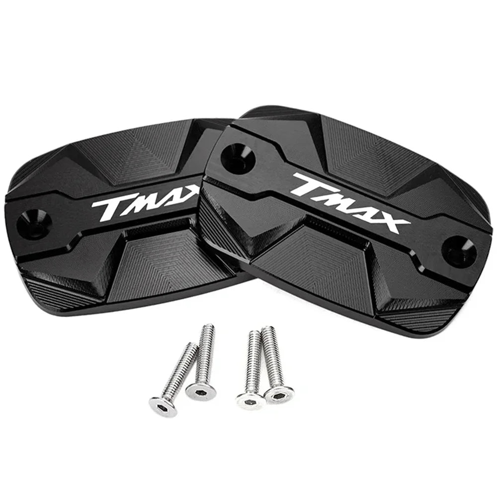 Couvercle Réservoir de Frein Avant CNC pour Yamaha TMAX 500/530/560 – Capot Bouchon d’Huile TECH MAX SX DX - GoDiscount