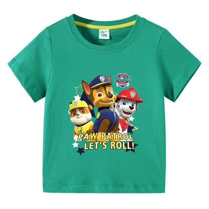 T-shirt PAW Patrol 2025 – Enfant 3–10 ans – Coton Doux & Confort - GoDiscount