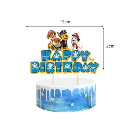Décoration Anniversaire PAW Patrol – Set Complet Fournitures de Fête : Assiettes, Serviettes, Ballons & Accessoires - GoDiscount