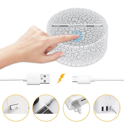 ⭐ Lampe 3D LED Paw Patrol – Chase, Marshall & Rocky | Veilleuse Enfants, Décoration Chambre, Lumière de Table - GoDiscount