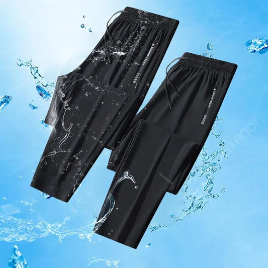Pantalon de Running Homme – Pantalon de Sport à Séchage Rapide, Zippé, Pour Jogging, Fitness et Activités Extérieures - GoDiscount