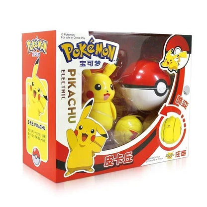⭐ Figurines Pokémon + Pokéball – Pikachu, Carapuce, Salamèche - GoDiscount