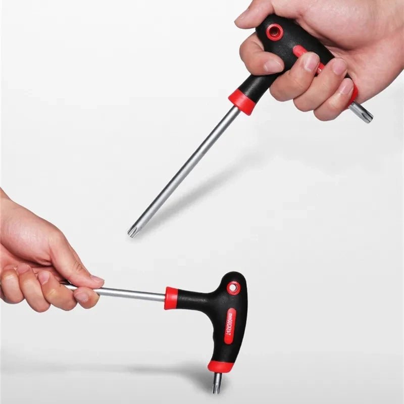 🔧✨ Set 10 Clés Torx/Allen en T – Poignée Confort + Support de Rangement 🧰 - GoDiscount
