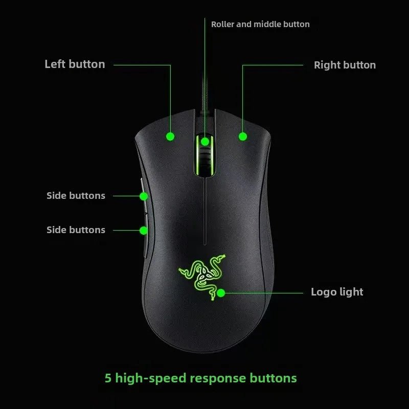 Razer DeathAdder Viper – Souris Gaming Filaire 6400 DPI | Édition Standard Esports LOL - GoDiscount