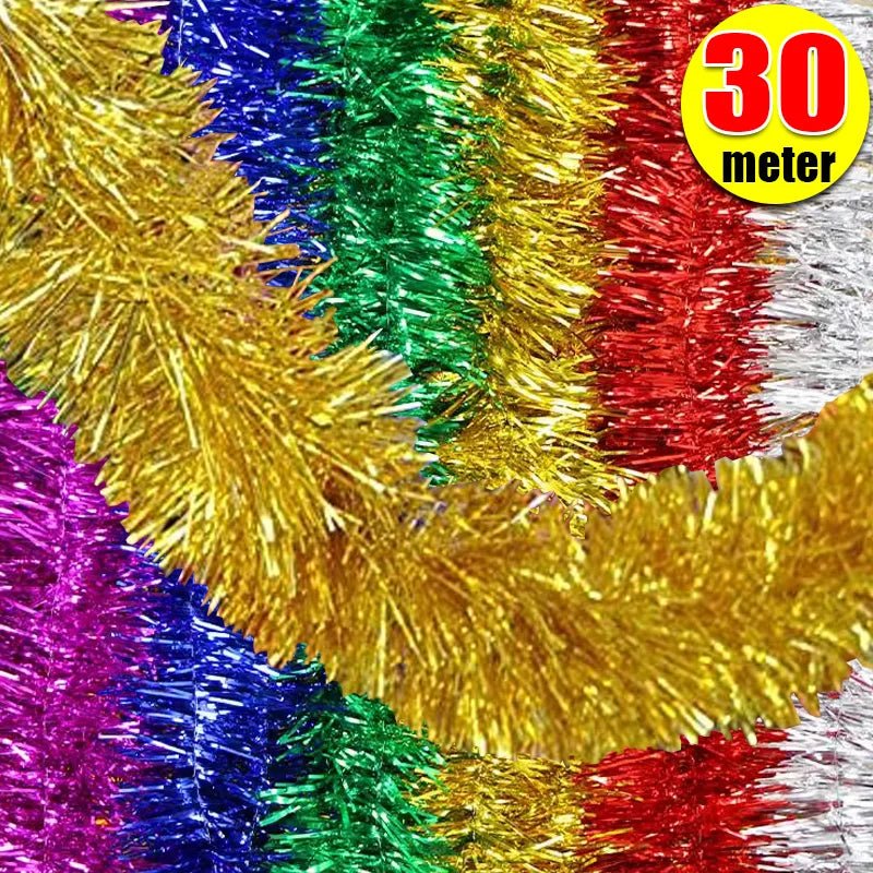 🎀✨ Ruban Or & Rouge 1.5/30M – Guirlande Noël, Sapin, Anniversaire & Mariage | Déco Fêtes DIY - GoDiscount