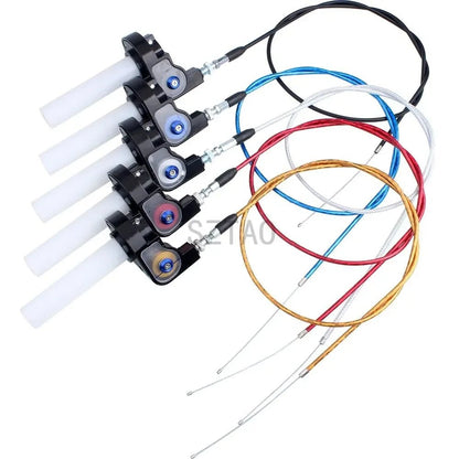 🔥🏍️ Kit Poignées de Gaz Moto 7/8" 22mm – Poignées de Vitesse à Twist pour Honda, Yamaha, Kawasaki, Suzuki, KTM - GoDiscount