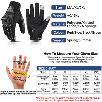 🌞💥 Gants Moto Plein Doigts – Respirants, Résistants et Antidérapants | Gants de Course avec Écran Tactile - GoDiscount