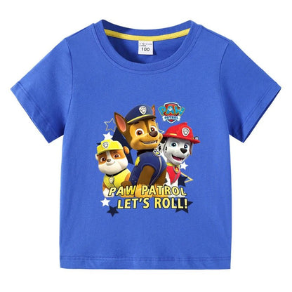 T-shirt PAW Patrol 2025 – Enfant 3–10 ans – Coton Doux & Confort - GoDiscount