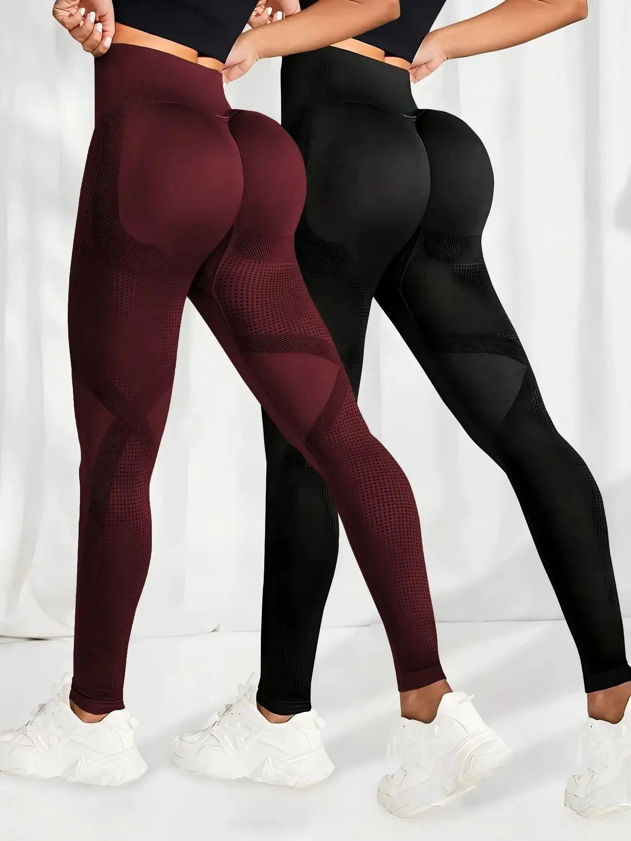 ⭐ Leggings Yoga Femme Taille Haute – Gainants, Respirants & Confort Fitness | Tummy Control Sport & Gym Activewear - GoDiscount