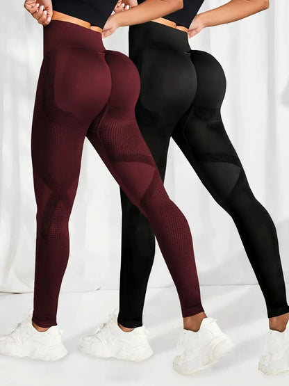 ⭐ Leggings Yoga Femme Taille Haute – Gainants, Respirants & Confort Fitness | Tummy Control Sport & Gym Activewear - GoDiscount