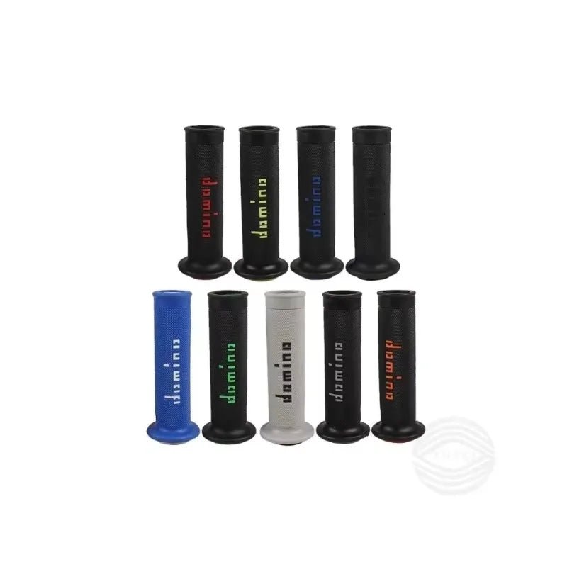 🏍️🔥 Poignées Moto Motocross Domino – Gel, 22mm et 24mm, 4 Couleurs, Pour Guidon Universel Pit Bike - GoDiscount