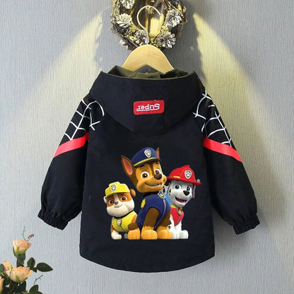 Veste PAW Patrol 2024 – À Capuche, Confort, Style Cartoon – Enfants 1–10 ans - GoDiscount