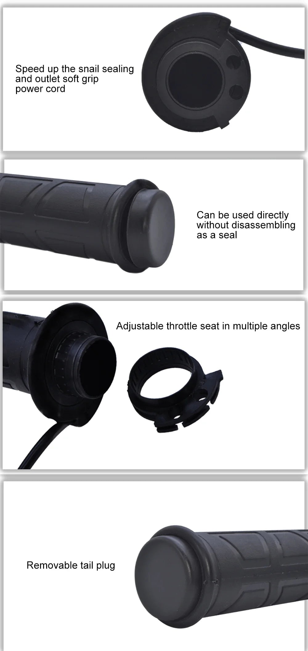 🔥 Poignées Chauffantes Moto 22mm – Chauffage Réglable, Confort Hiver pour Scooter & Moto 🔥⚡ - GoDiscount