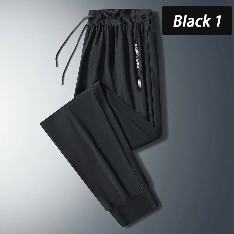 Pantalon de Running Homme – Pantalon de Sport à Séchage Rapide, Zippé, Pour Jogging, Fitness et Activités Extérieures - GoDiscount