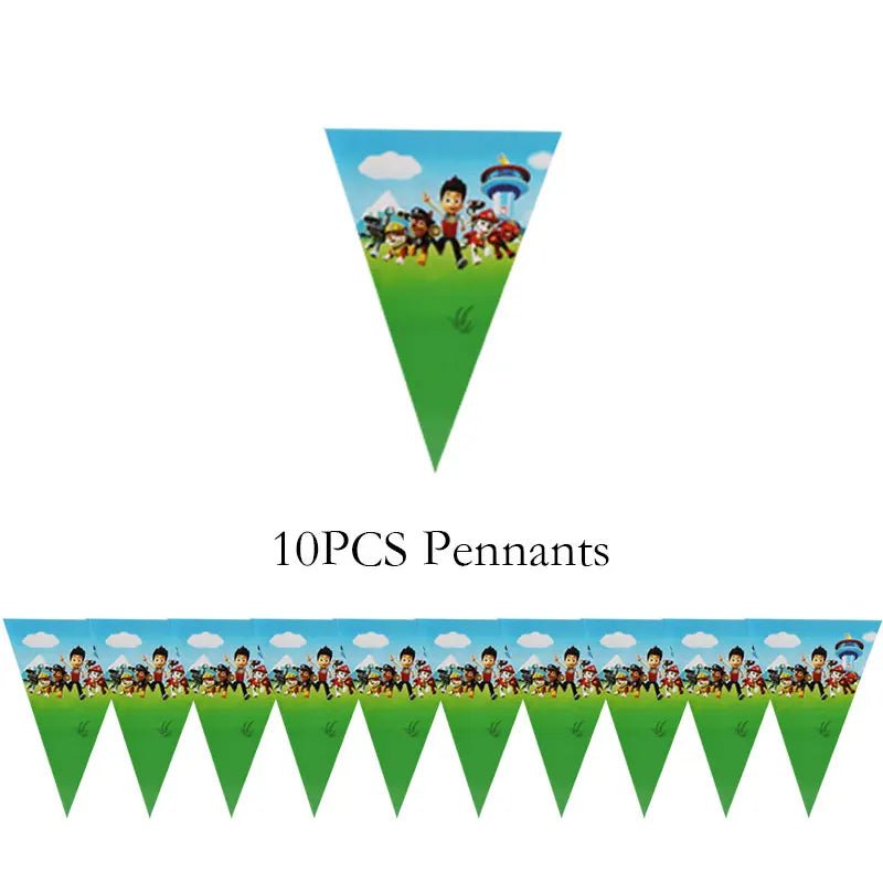 Décoration Anniversaire PAW Patrol – Set Complet Fournitures de Fête : Assiettes, Serviettes, Ballons & Accessoires - GoDiscount