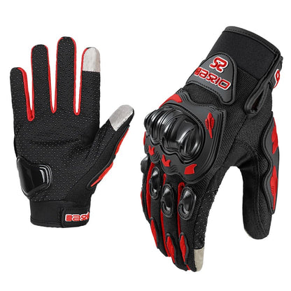🌞💥 Gants Moto Plein Doigts – Respirants, Résistants et Antidérapants | Gants de Course avec Écran Tactile - GoDiscount