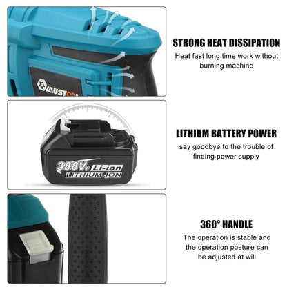 1️⃣ ⚡🛠️ Drillpro Power Set 800N.m – Clé à Chocs + Marteau Perforateur 13mm Compatible Makita 18V - GoDiscount