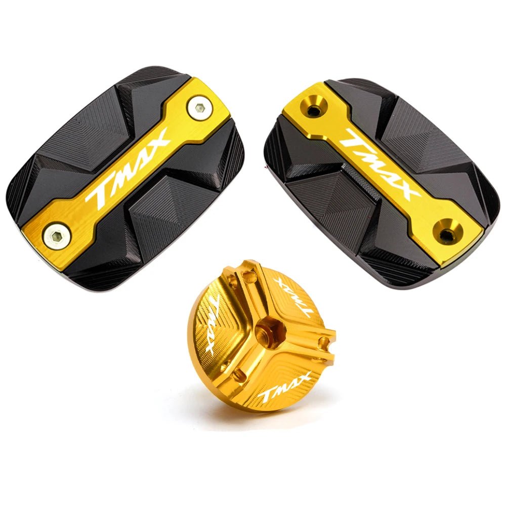 Couvercle Réservoir de Frein Avant CNC pour Yamaha TMAX 500/530/560 – Capot Bouchon d’Huile TECH MAX SX DX - GoDiscount