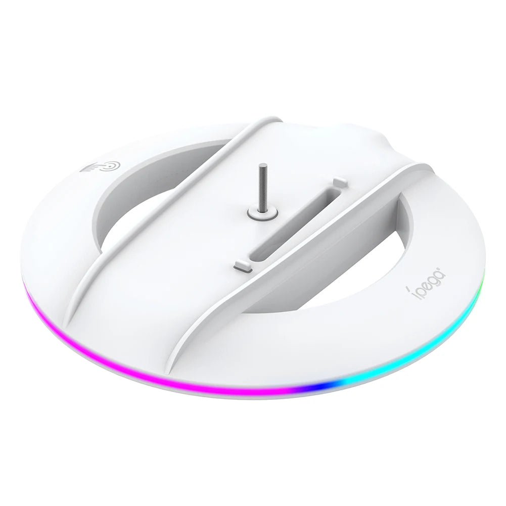 RGB Vertical Stand Gaming Base Stable Console Bracket for PS5 Slim Console for PS5 Slim Disc/Digital Version Game Accessories - GoDiscount