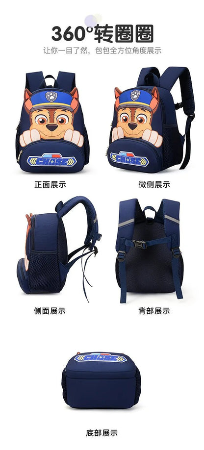 PAW Patrols Anime Chase Schoolbag Skye kawaii Cute nylon Backpack Boy Girl comfort leisure Shoulders Bags Knapsack Surprise gift - GoDiscount