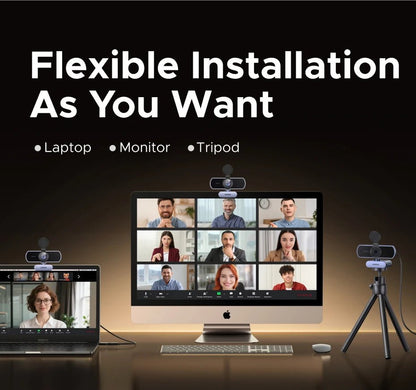 Webcam UGREEN 4K 8MP – Autofocus PDAF, Micro AI Anti-Bruit, Full HD 1080P, Idéale pour Zoom, Teams - GoDiscount