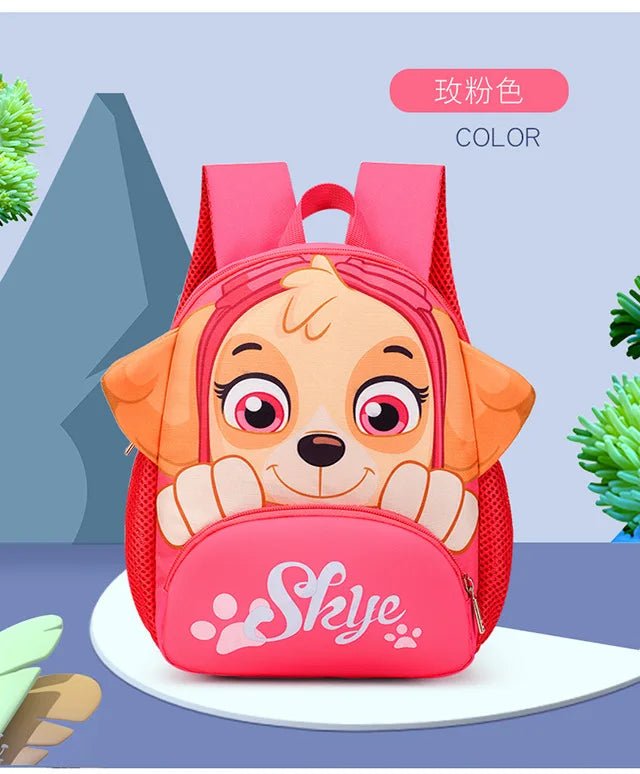 PAW Patrols Anime Chase Schoolbag Skye kawaii Cute nylon Backpack Boy Girl comfort leisure Shoulders Bags Knapsack Surprise gift - GoDiscount
