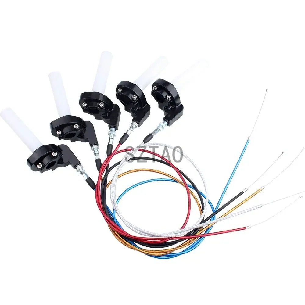 🔥🏍️ Kit Poignées de Gaz Moto 7/8" 22mm – Poignées de Vitesse à Twist pour Honda, Yamaha, Kawasaki, Suzuki, KTM - GoDiscount